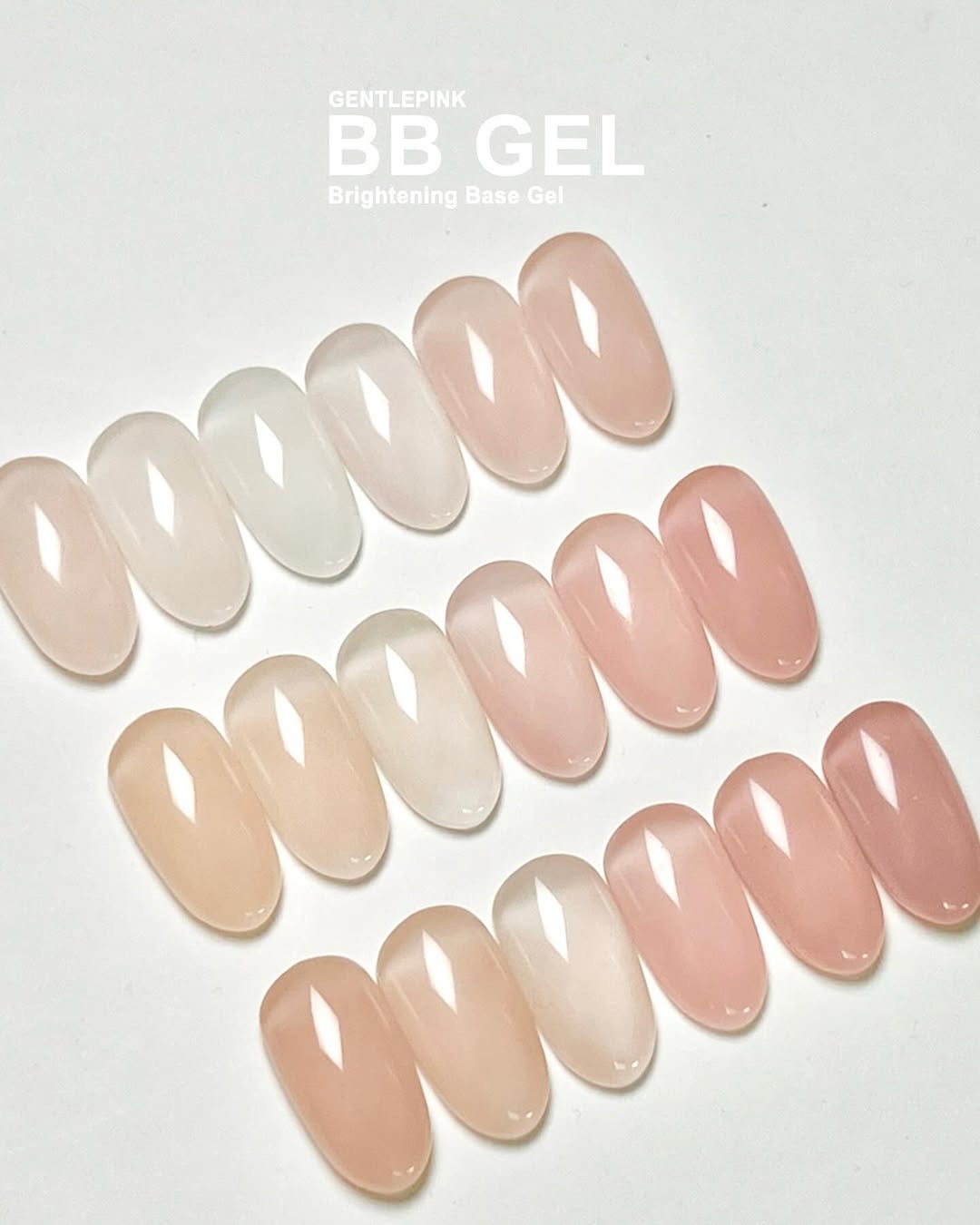 GENTLE PINK BB gel - colour & base gel in 1