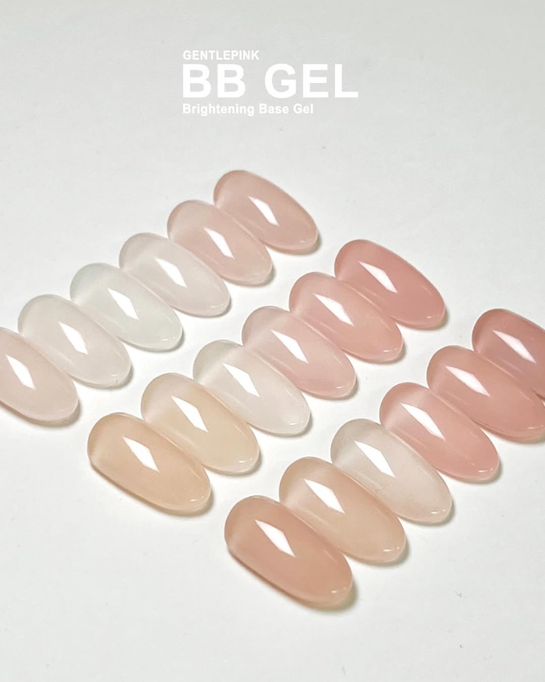 GENTLE PINK BB gel - colour & base gel in 1