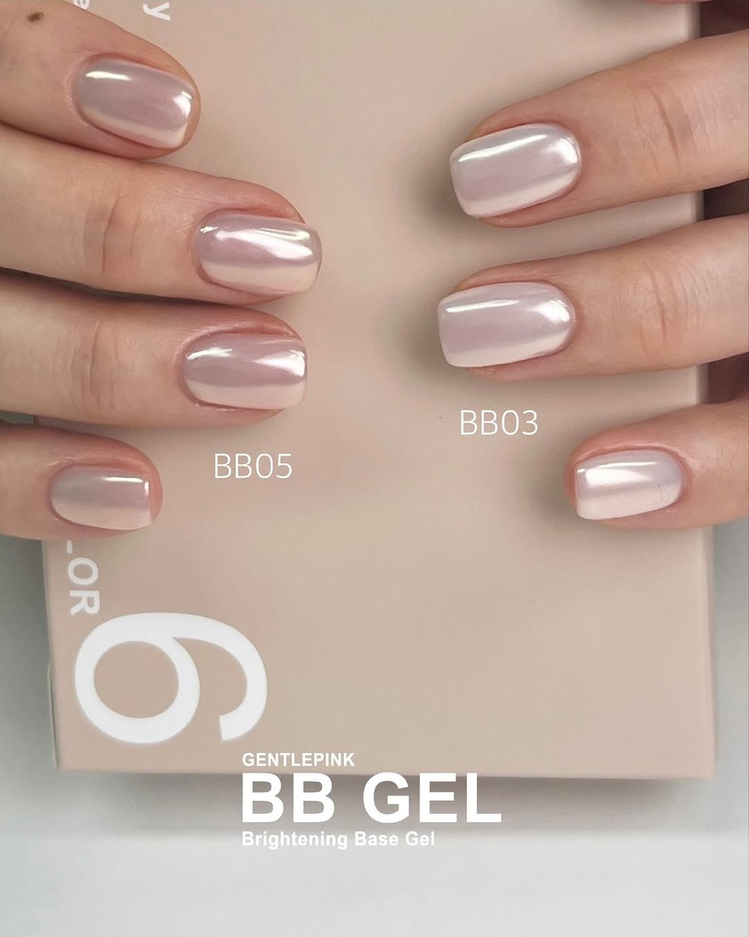 GENTLE PINK BB gel - colour & base gel in 1