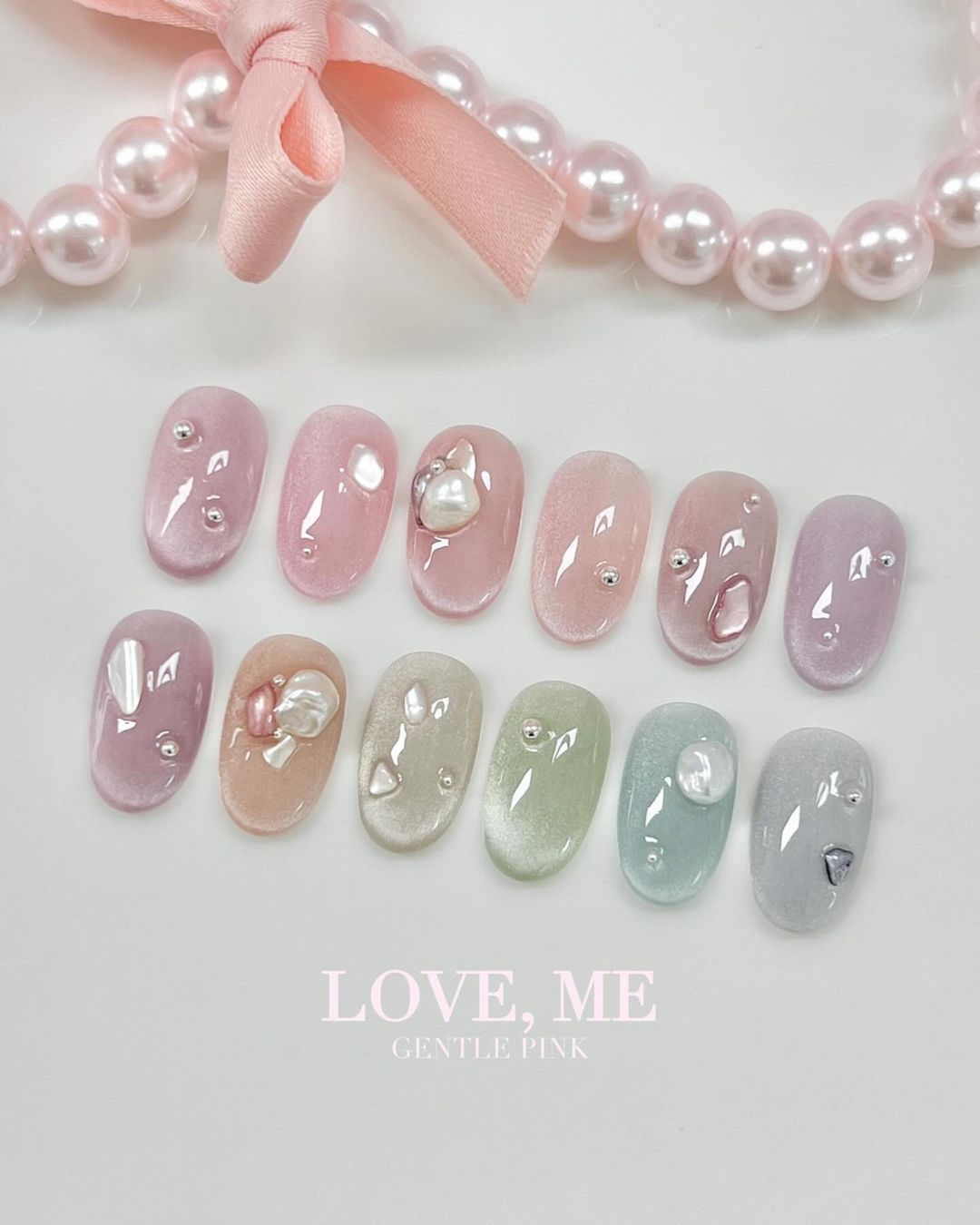 GENTLE PINK Love me - Ultra silk magnetic gel | individual/collection