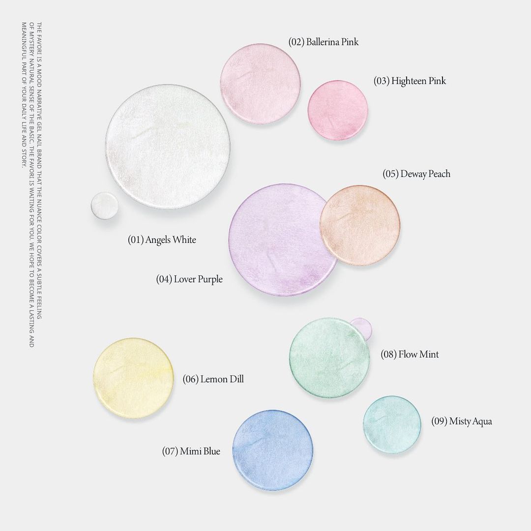 The Favori Muse Ink Satin Gel | Korean Nail Art Supplies Australia