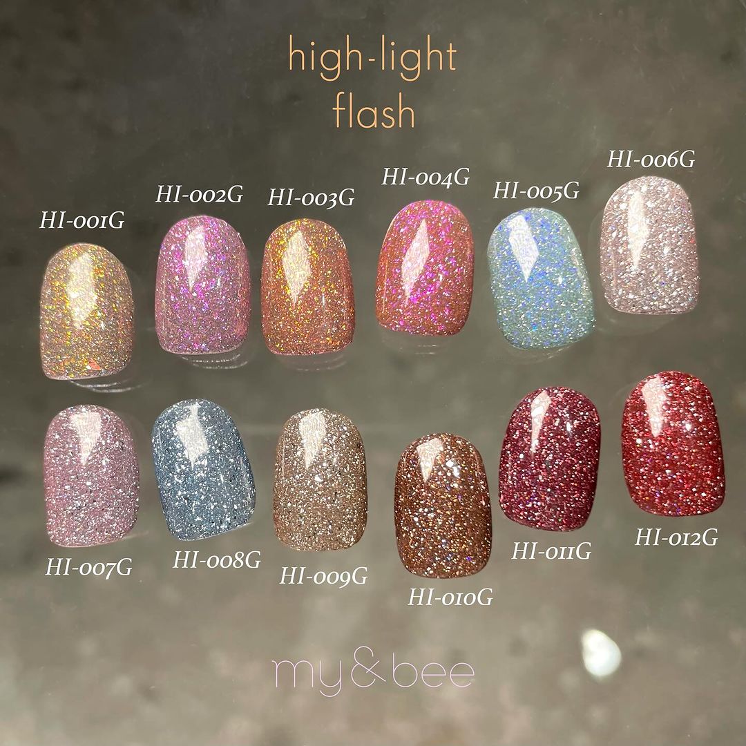 my&bee High-light flash - Reflective glitter gel | 12 colours