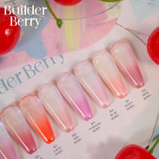 BLANC DE BLUE Builder Berry | Non wipe Colour builder gel - individual/collection