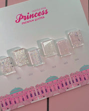 GENTLE PINK Princess - Premium glitter 6pc collection