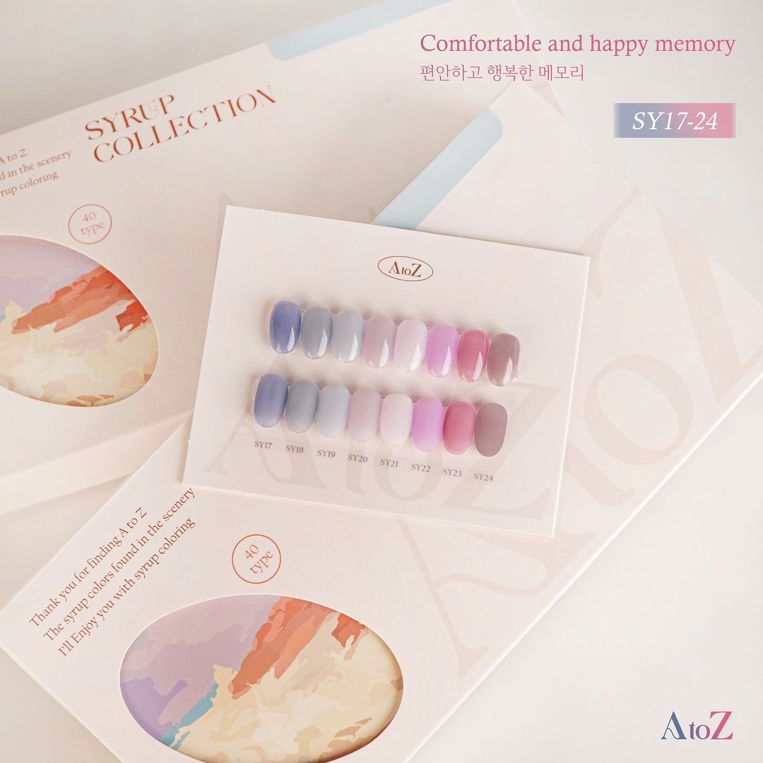 AtoZ Syrup colour gel - S17~24 | Individual/collection