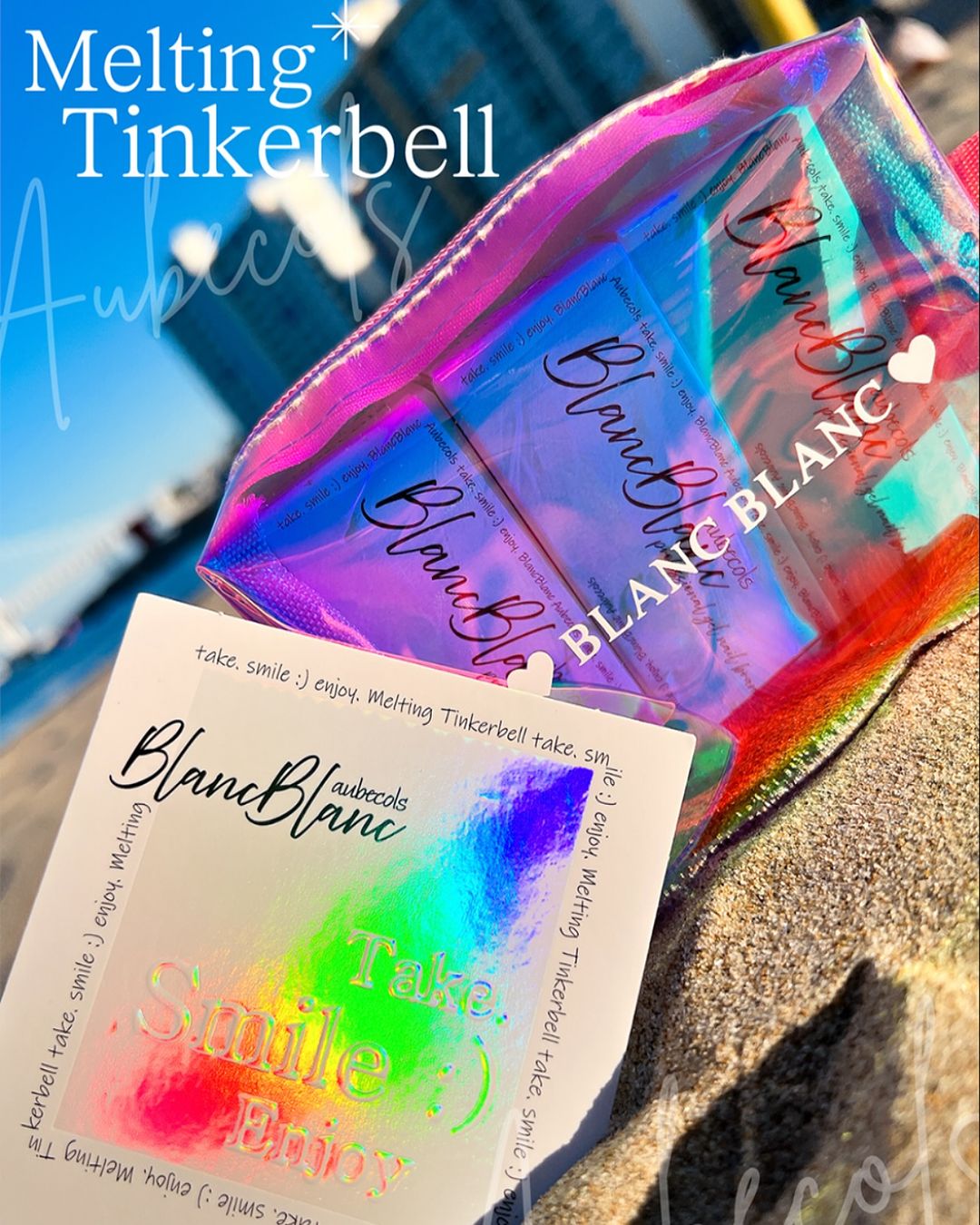 BLANC BLANC Aubecols - Melting Tinkerbell hologram magnetic 3pc set + 4 FREE GIFTS
