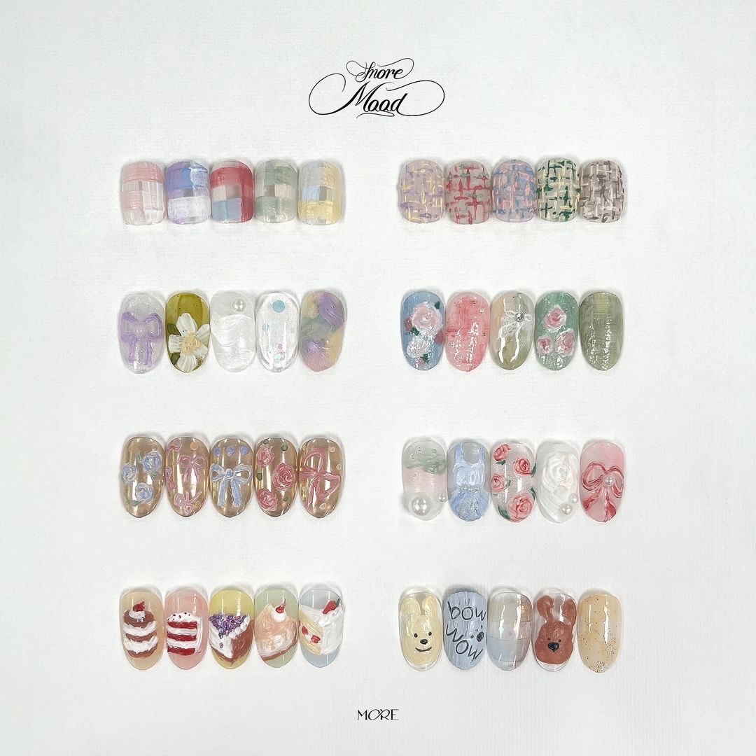 MORE GEL Mood gel 15pc collection - non wipe texture gel