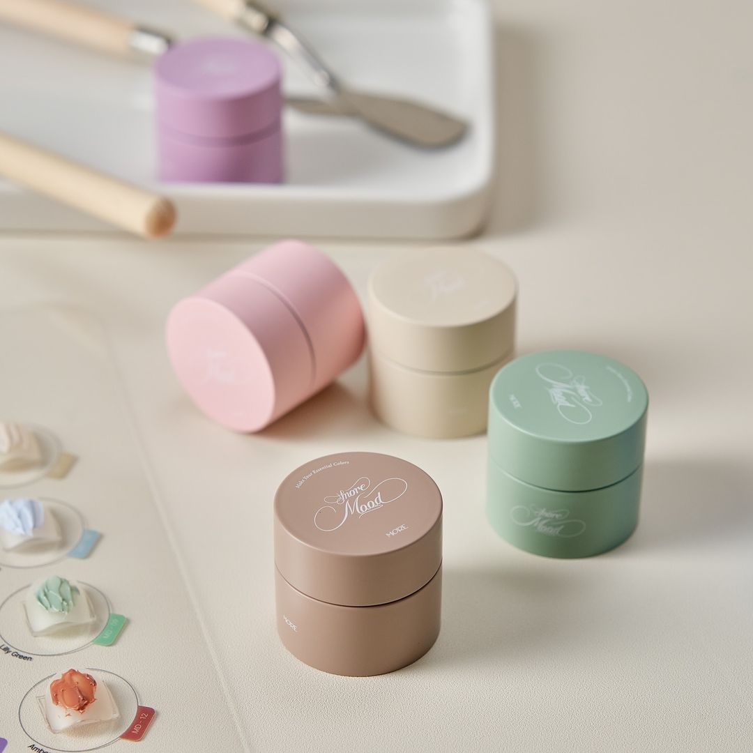 MORE GEL Mood gel 15pc collection - non wipe texture gel