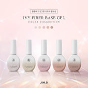 Jin.b IVY Fiber base gel - Color collection | 5 colours