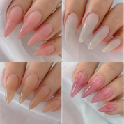 NAILBAYO - Doi Nudie syrup gel | 4 new colours - Blossom, Eggnog, Hazelnut, Mauve