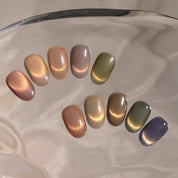 MAYOUR Golden 10pc collection - Magnetic cat eye gel