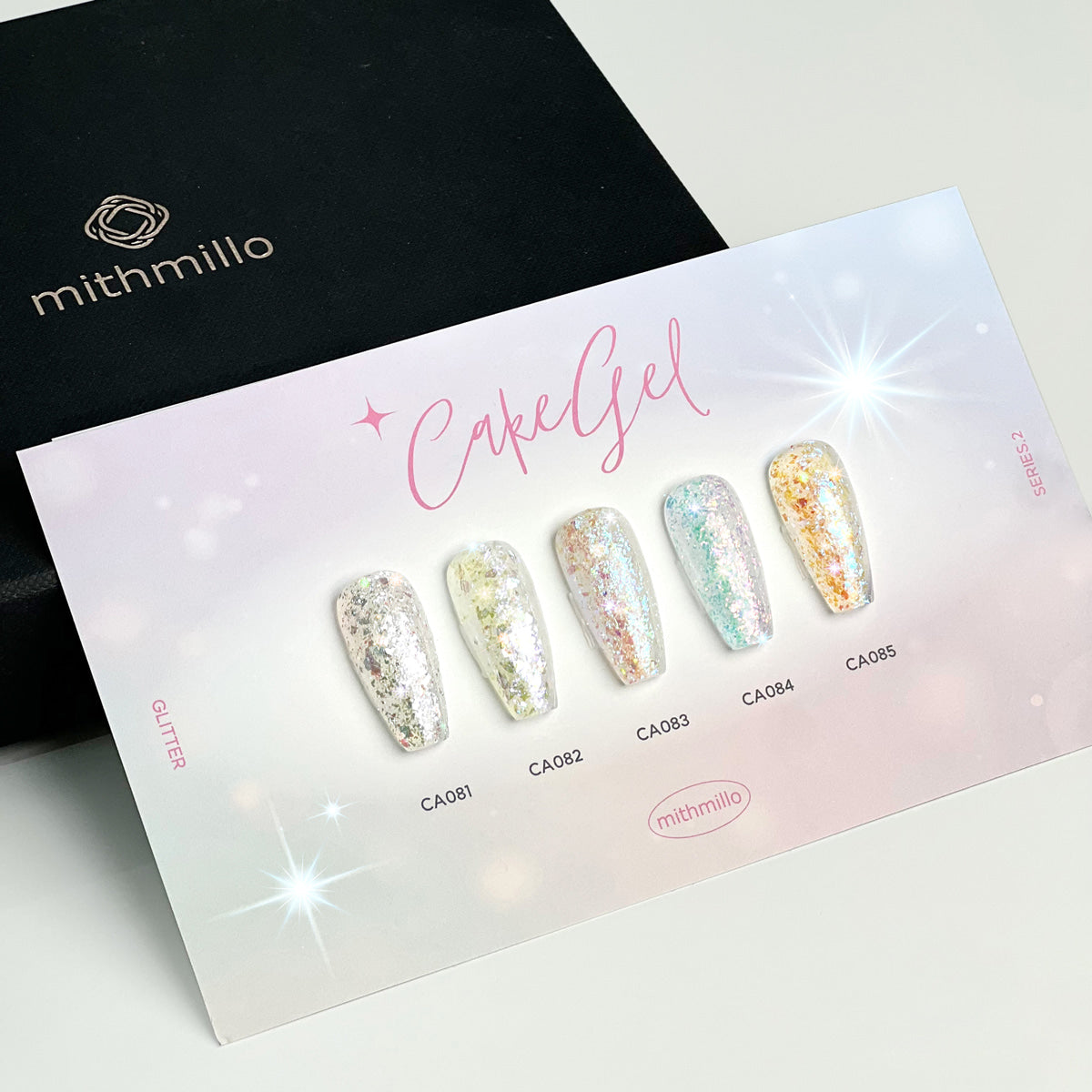 MITHMILLO Cake gel series 2 - Flake glitter