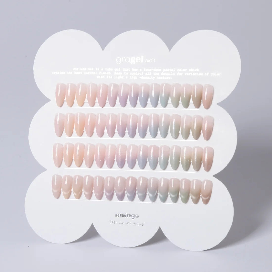 (PREORDER) AMINGO Airfit Gragel - Full 26pc set + Cradle, chart, palette & sponge