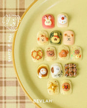 BEVLAH Bakery Aube 8pc collection - 3d texture embo gel