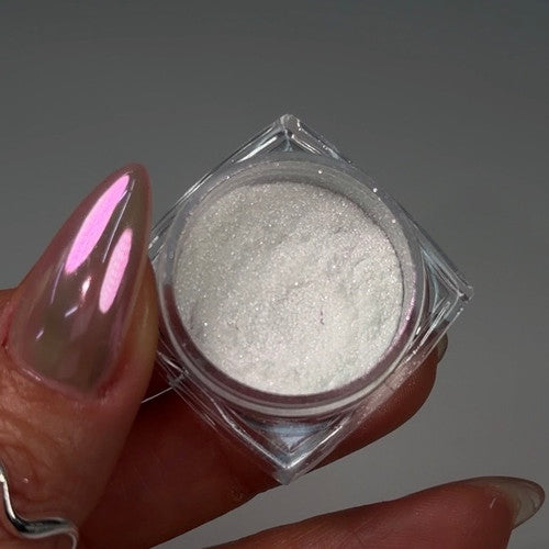 ICE GEL Mood pink glow chrome powder GW69