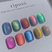RIPOSO Pulling Autumn collection/individual - 2 tone magnetic cat eye gel