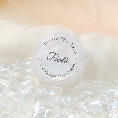 FIOTE Nude gloss 5pc collection + glazed chrome powder