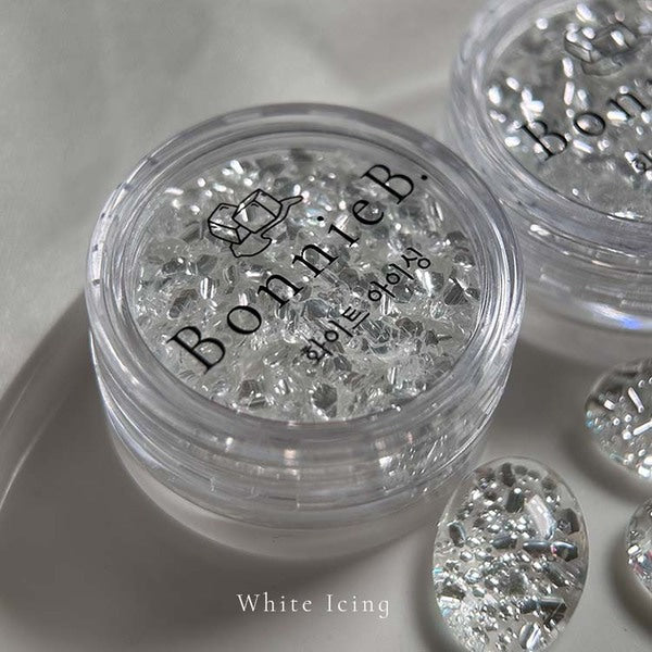 BONNIEBEE White icing glitter