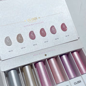 CLODI White pink glitter 6pc collection