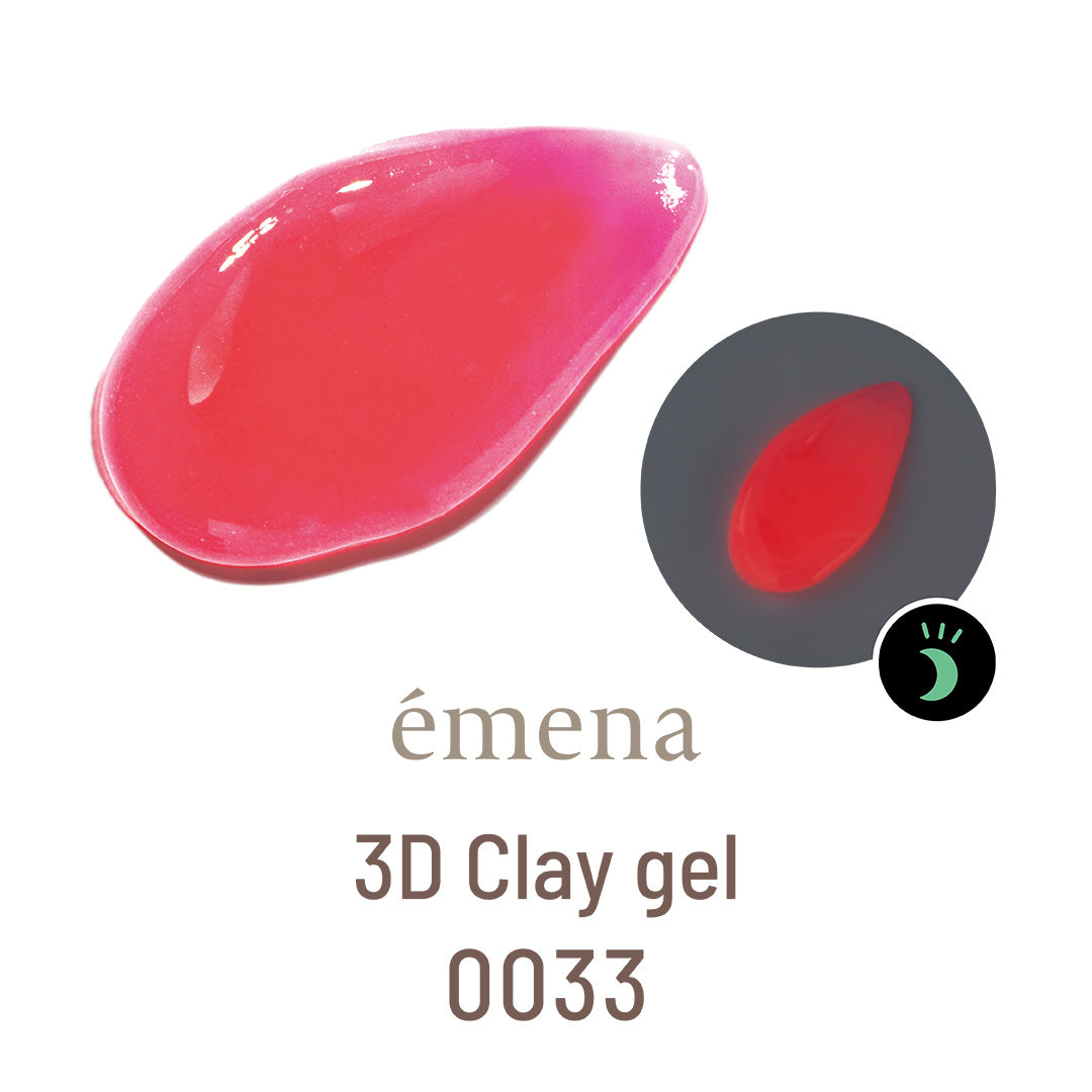 EMENA 3D Clay gel Glow in the dark edition - 6 colours