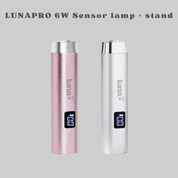 LUNAPRO 6W sensor lamp with magnetic stand - Silver/Pink