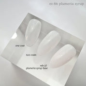 NAIL THOUGHTS NTB-37 PLUMERIA SYRUP BASE | Tinted builder base gel
