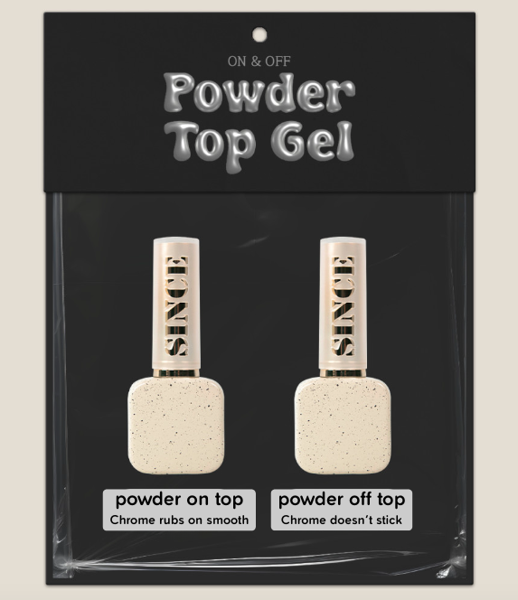 SINCE Po po gel - on & off powder top gel [For chrome application]