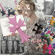 YOLOBITCH Chrome hearts 3D mold - 2 types