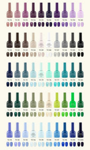 [PRE-ORDER ONLY] Valla Solid 100pc Non-Wipe Opaque Gel Collection (Includes 1 Top Gel, 1 Matte Top and Solid Colour Chart Board)