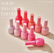 [PRE-ORDER ONLY] Valla Solid 100pc Non-Wipe Opaque Gel Collection (Includes 1 Top Gel, 1 Matte Top and Solid Colour Chart Board)