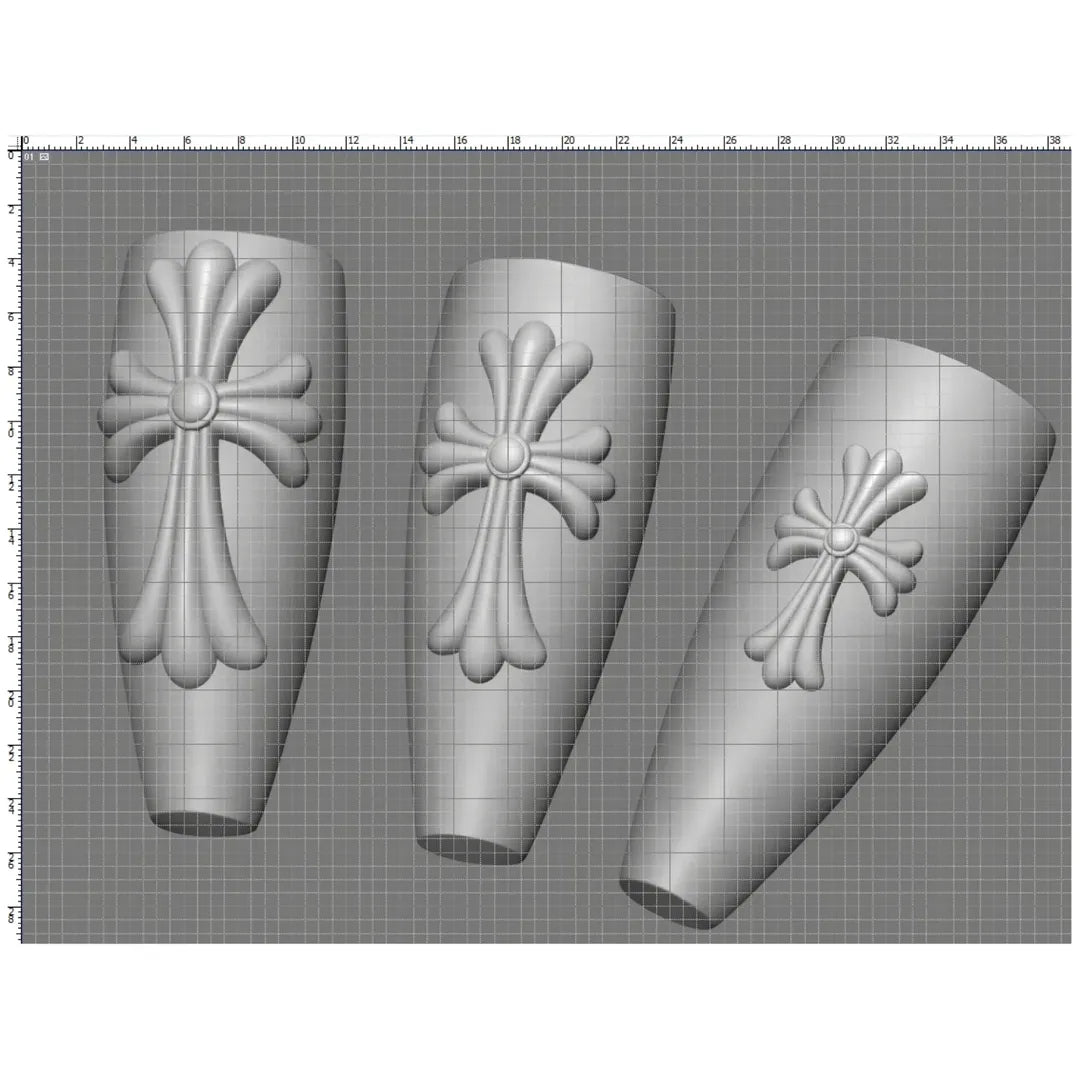 YOLOBITCH Chrome hearts 3D mold - 2 types
