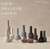 [PRE-ORDER ONLY] Valla Solid 100pc Non-Wipe Opaque Gel Collection (Includes 1 Top Gel, 1 Matte Top and Solid Colour Chart Board)
