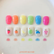 Yogurt Nail Neon Pudding