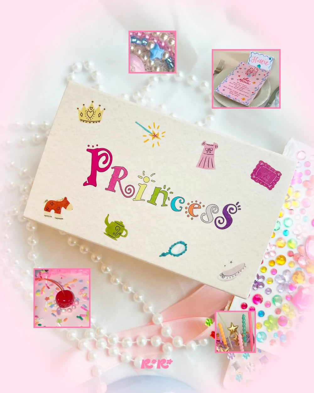 RORO Princess 8pc collection - Ink + Glitter gel