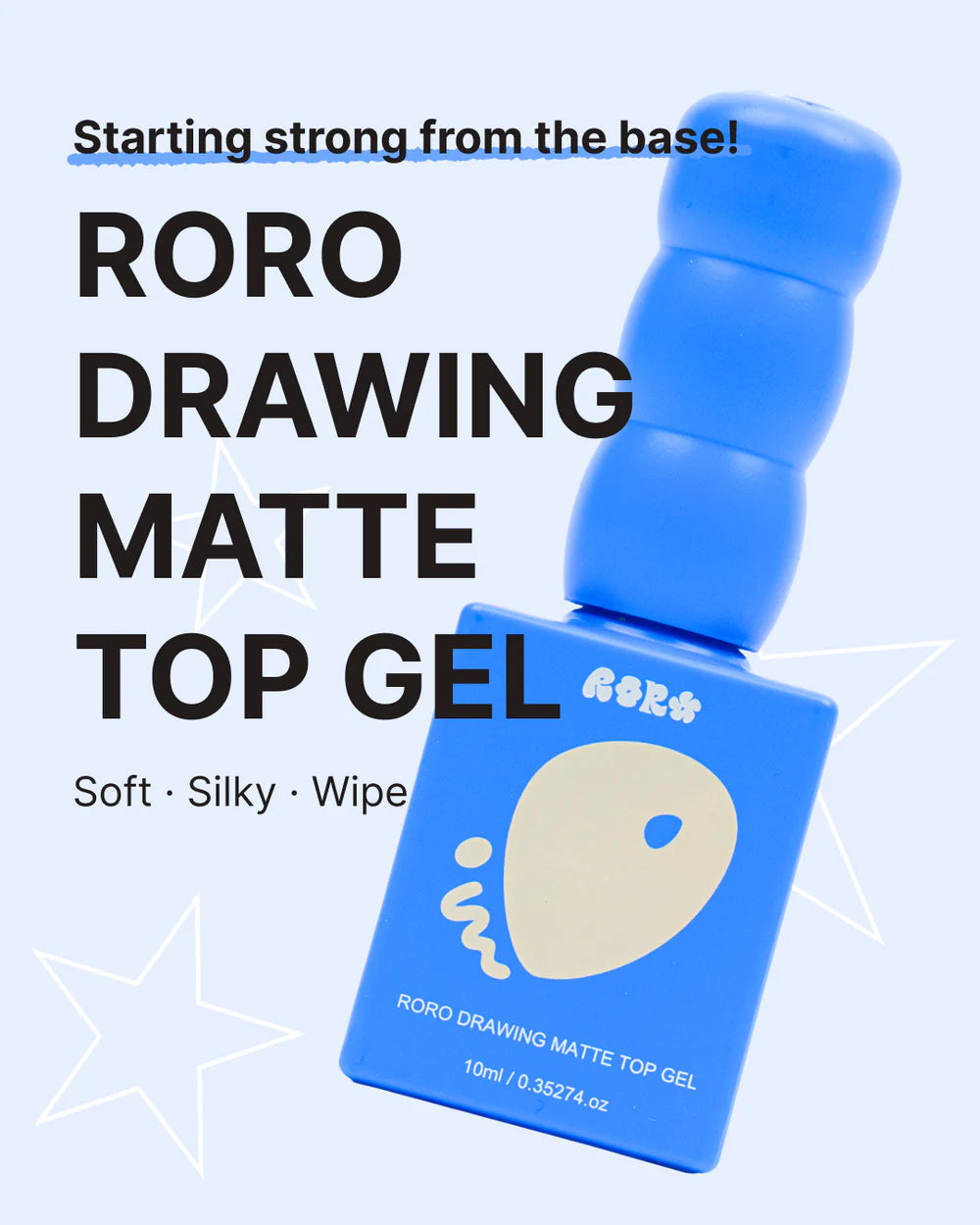 RORO Drawing matte top - Chrome resistant