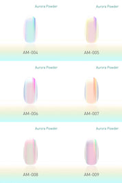 my&bee Aurora Mirror chrome powder - 6 new colours!  AM-004~009