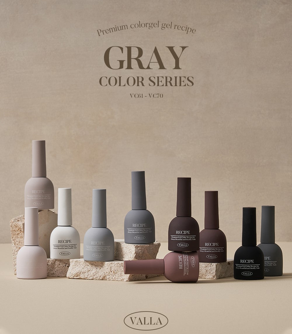 Valla Solid Non-Wipe Colour - Gray Series VC61-VC70