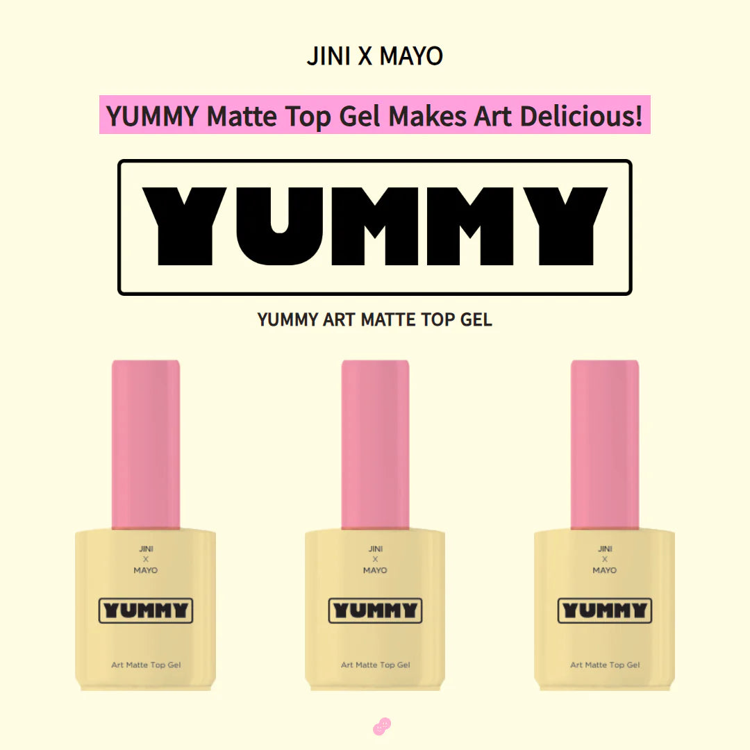 JINI X MAYO Yummy - Art matte top gel