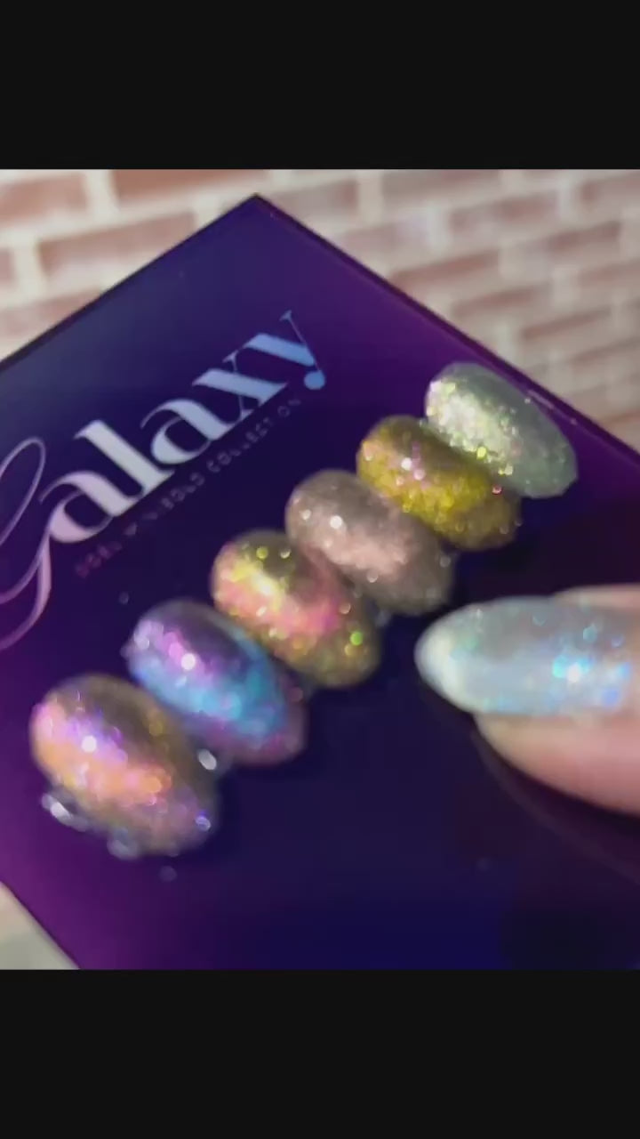 DGEL Galaxy 6pc Magnetic glitter gel collection