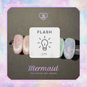 JIN.B mermaid 6pc collection  reflective glitter + magnet gel