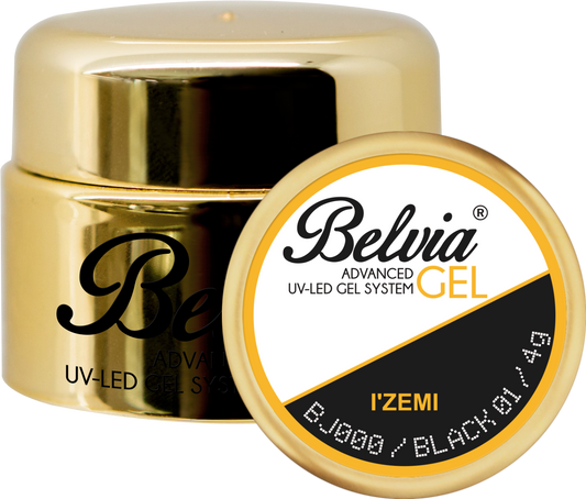 Belvia one coat pot gel - BLACK