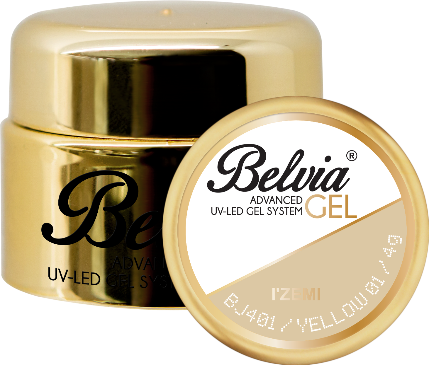 Belvia one coat pot gel - YELLOW