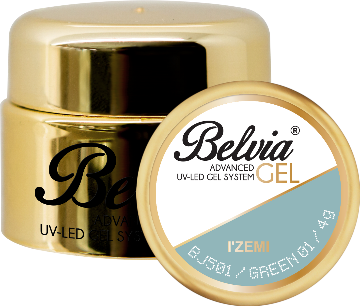 Belvia one coat pot gel - GREEN 01