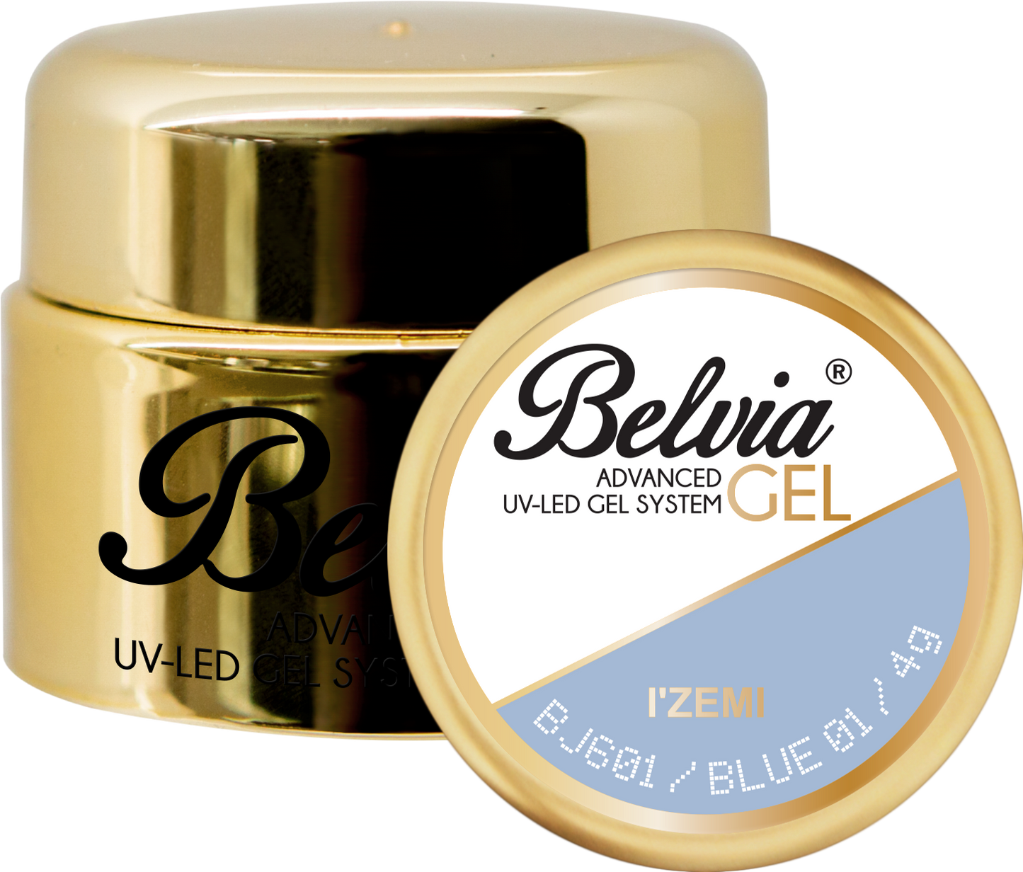 Belvia one coat pot gel - BLUE 01