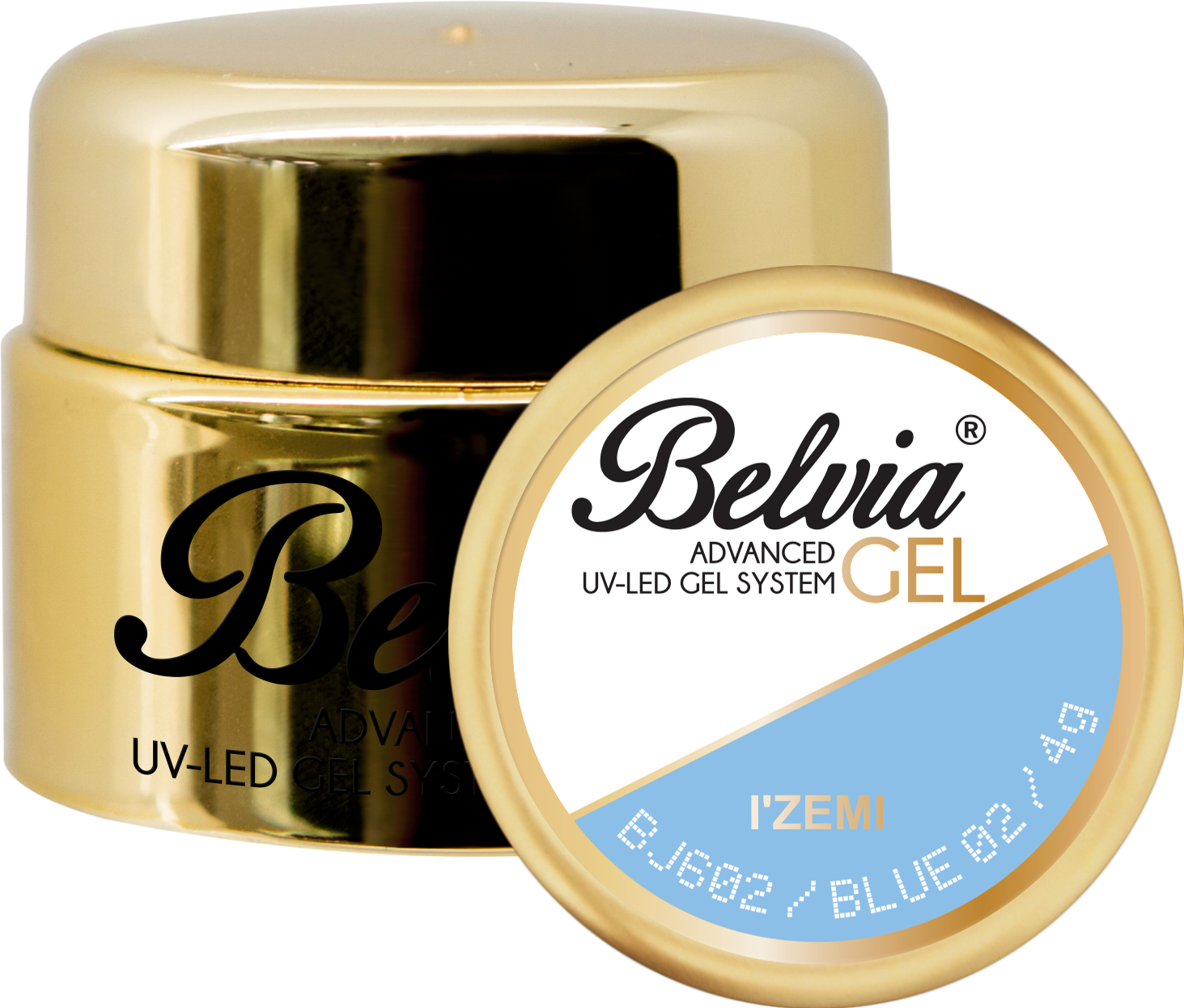 Belvia one coat pot gel - BLUE 02