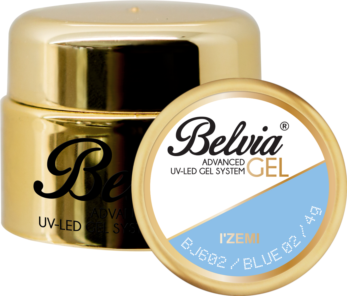 Belvia one coat pot gel - BLUE 02
