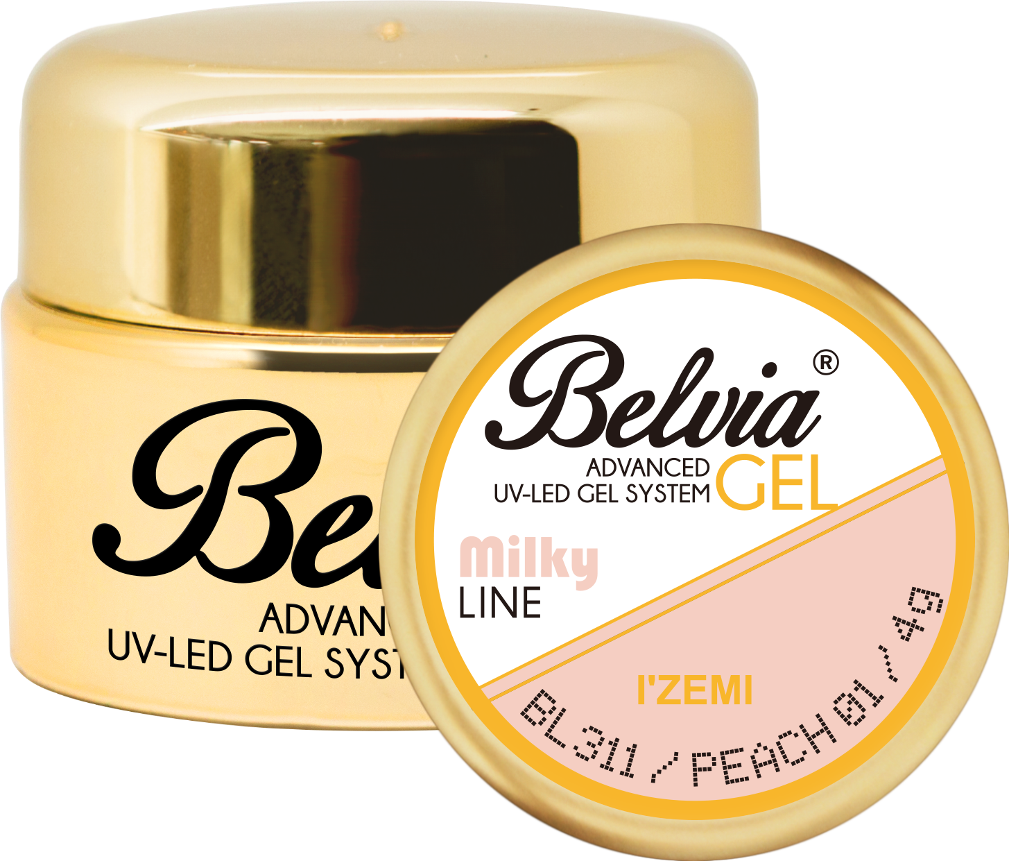 Belvia Milky Line gel - PEACH