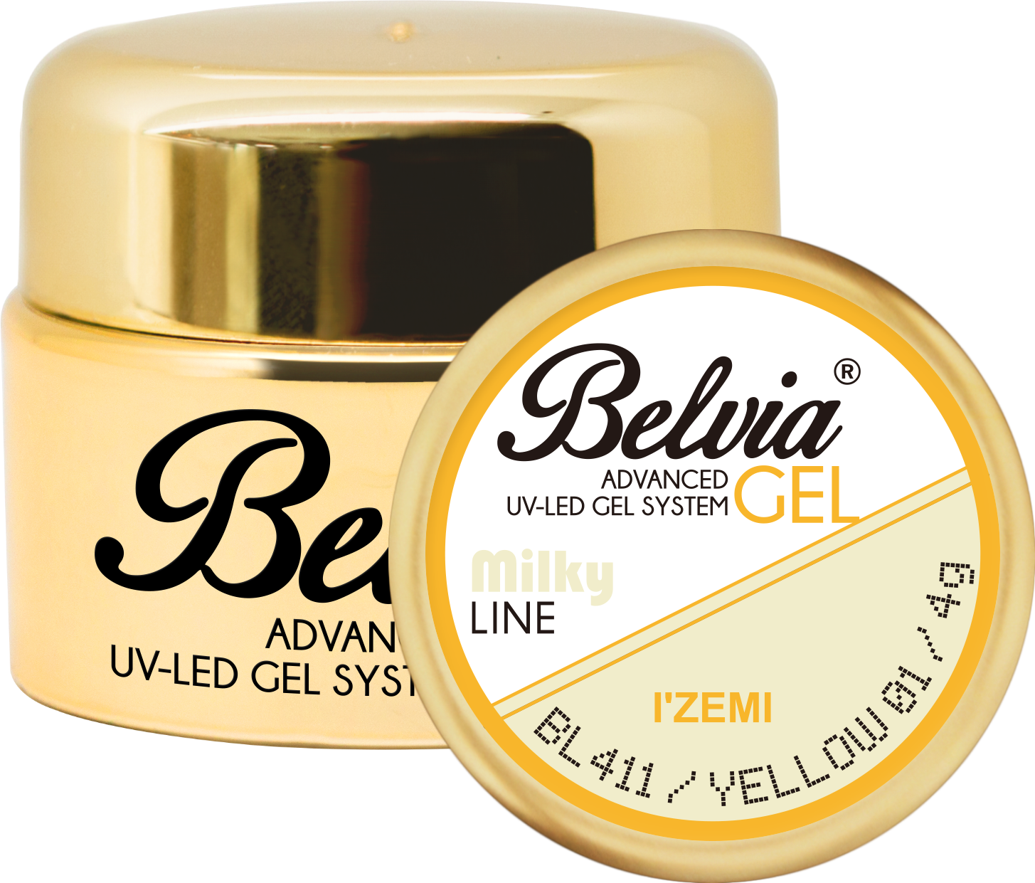 Belvia Milky Line gel - YELLOW