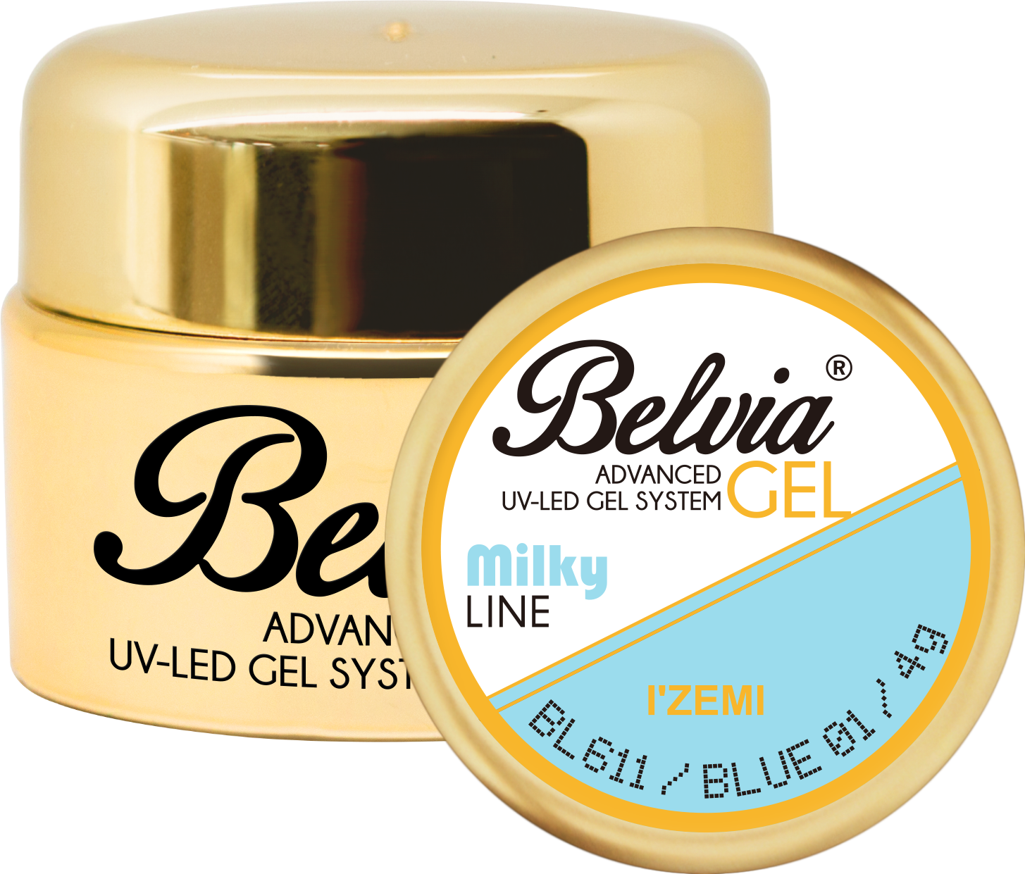 Belvia Milky Line gel - BLUE