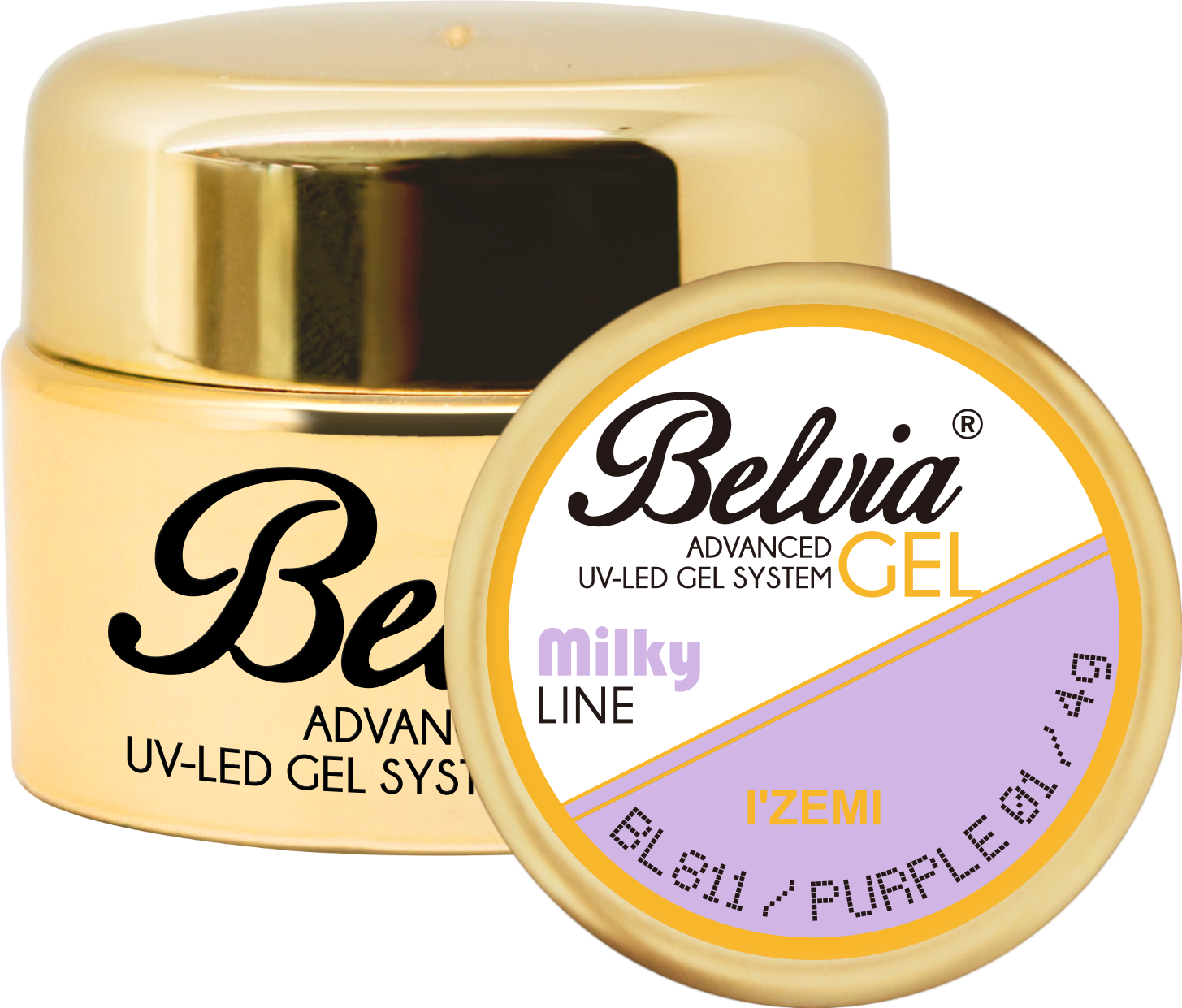 Belvia Milky Line gel - PURPLE